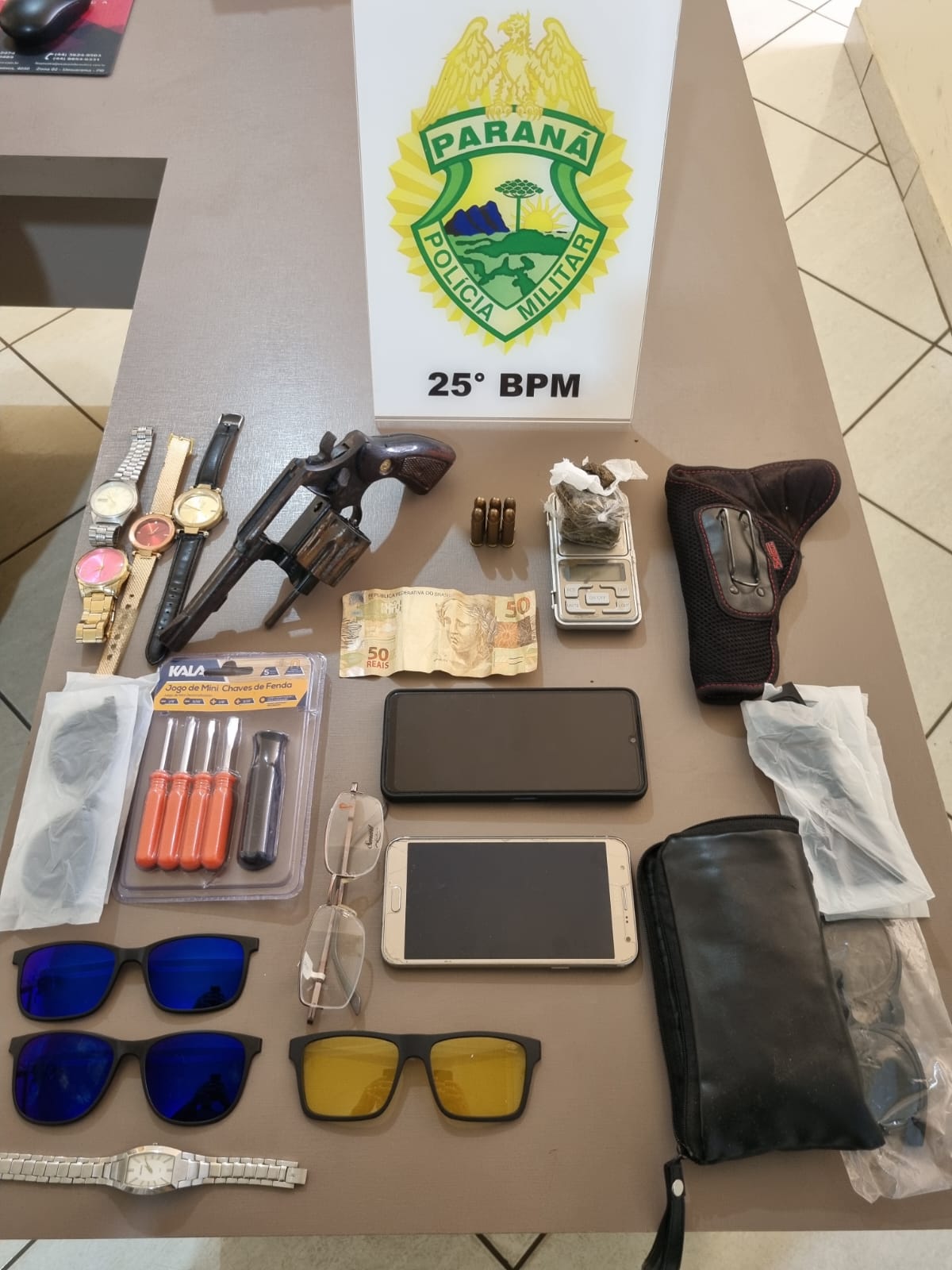 Tráfico de Drogas / Posse ilegal de arma de fogo, acessório ou munição de uso permitido / Infração de Trânsito: