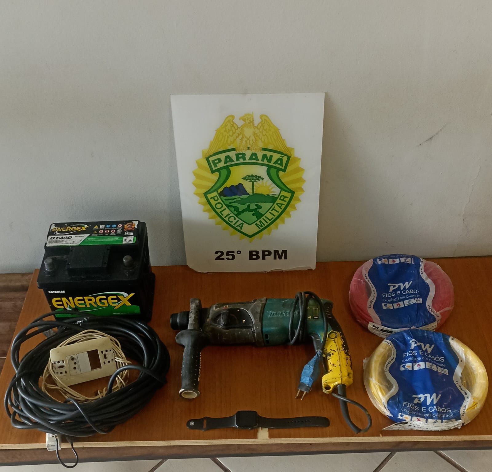 Receptação. produtos de roubo  em Umuarama.