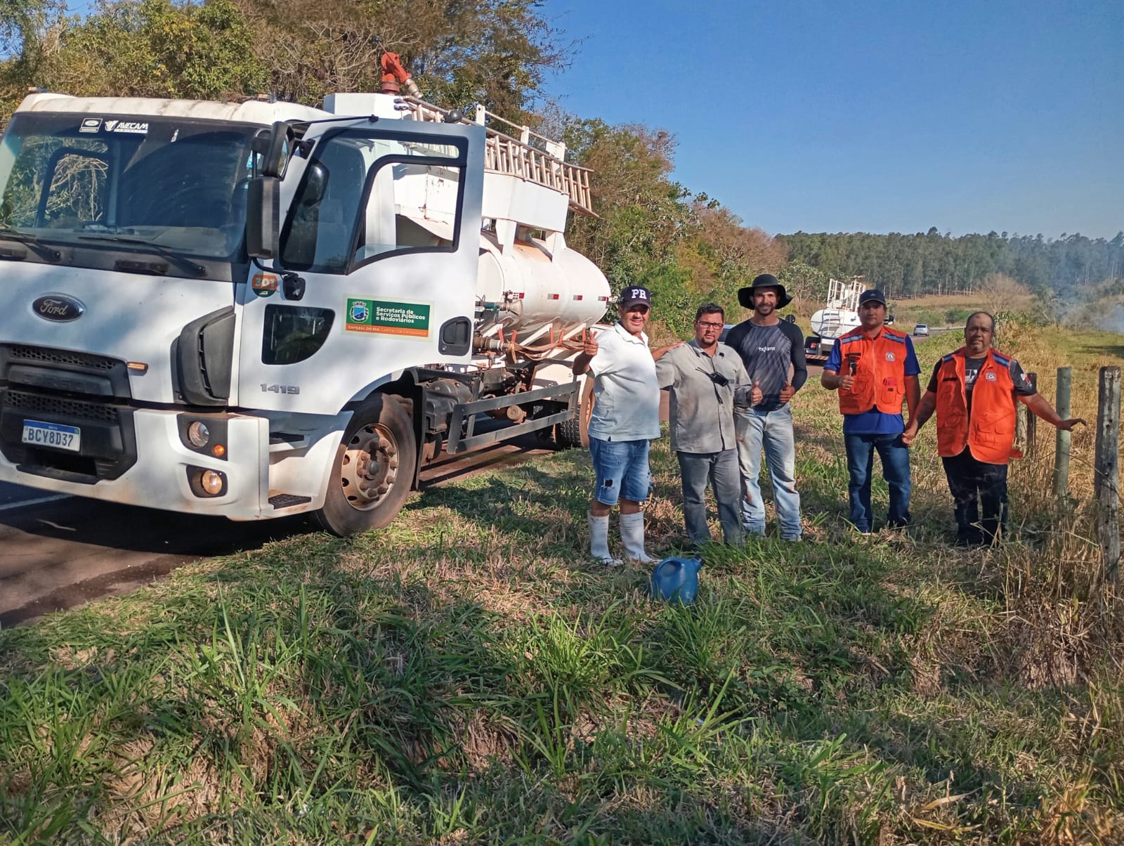 Incêndio na Rodovia PR-486 é Controlado