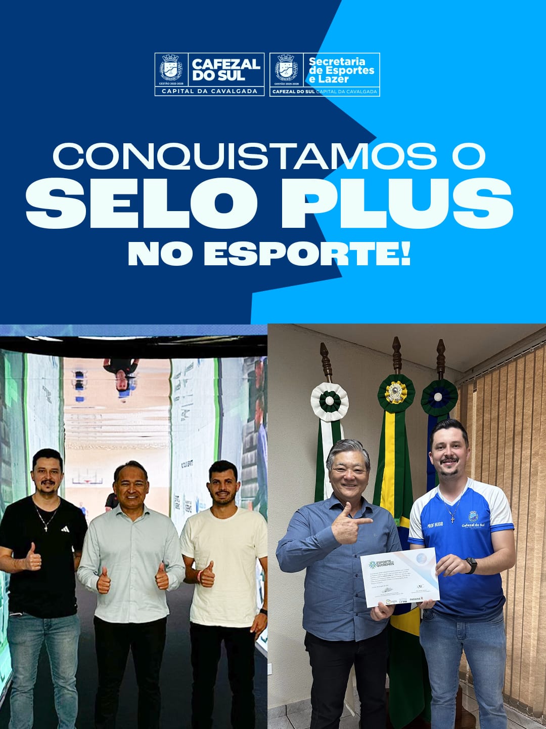 Cafezal do Sul conquista o Selo Plus no Esporte!