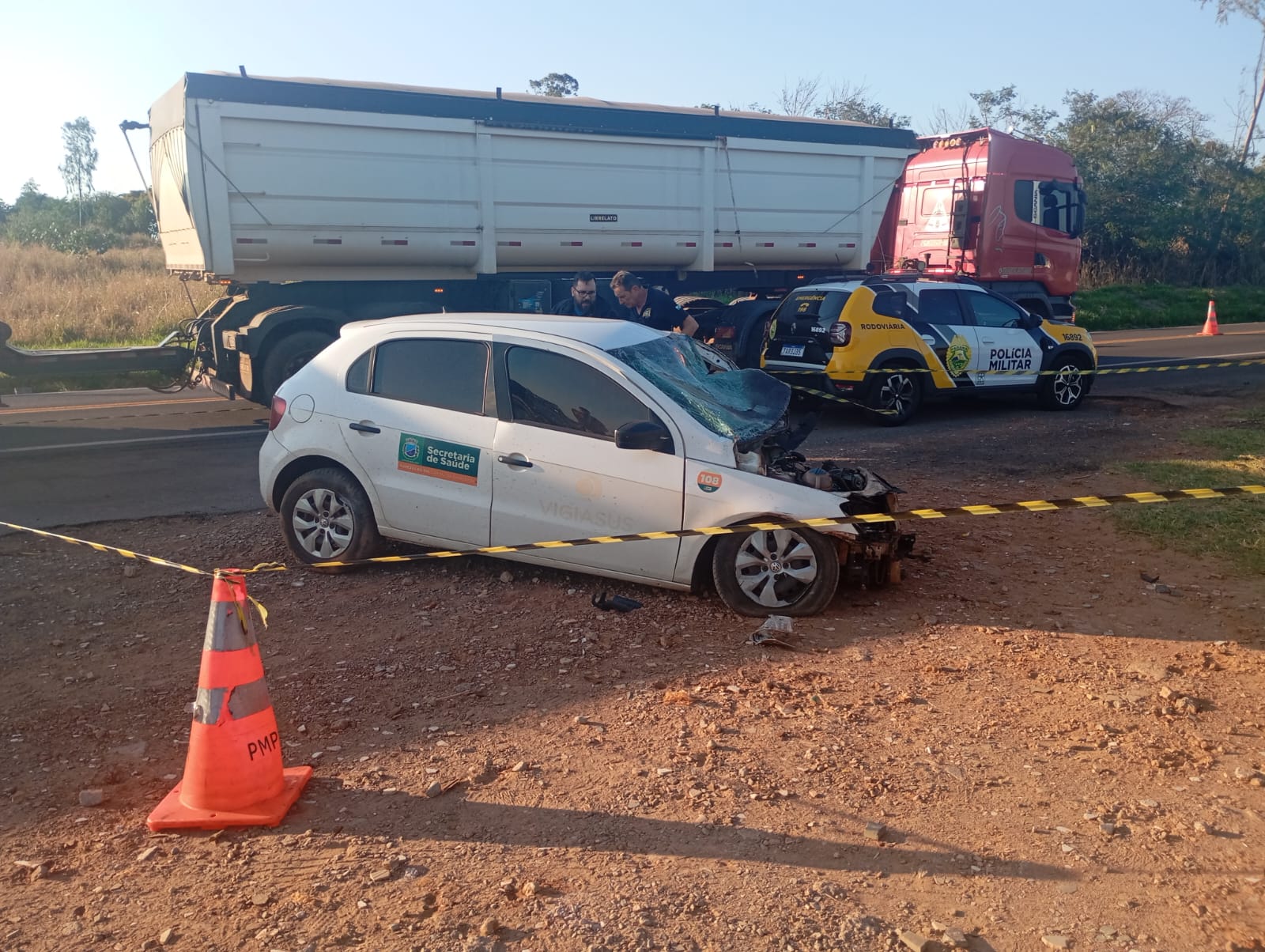 “Motorista da Saúde de Cafezal do Sul Morre em Acidente na Rodovia PR-323”
