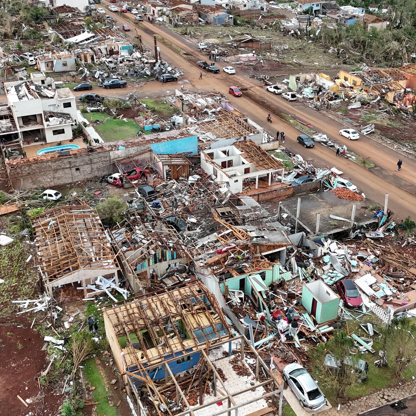 Tornados Deixam Rastro de Destruição no Paraná: Rio Bonito do Iguaçu e Biguaçu Entre as Cidades Mais Atingidas