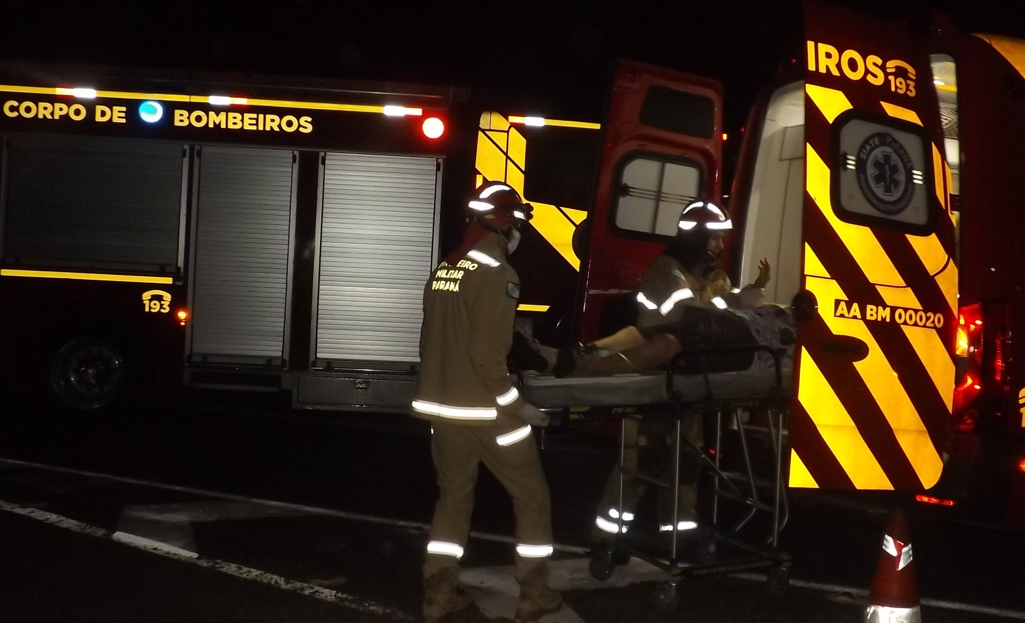 Grave acidente deixa três feridos na PR-486, em Alto Piquiri