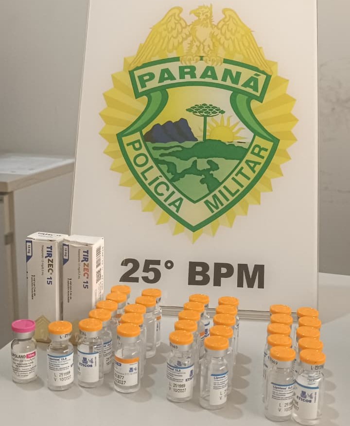 🚨 Polícia Militar apreende medicamentos contrabandeados em Umuarama 🚨